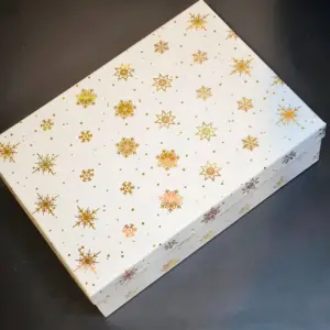 Новорічна Коробка прямокутна, 35*24.5*10 см