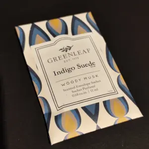 Саше маленькі, Індіго Замша, 11мл - Greenleaf