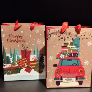 Пакет ламінований новорічний 23,5*17,5 Merry Christmas